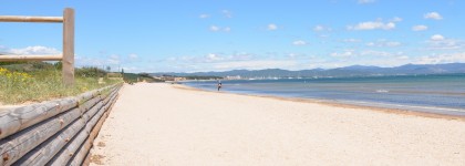 La superbe plage de la Bergerie